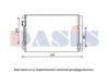 AKS DASIS 562032N Condenser, air conditioning